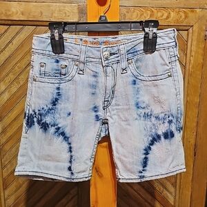 Rock Revival Blue Tie-Dye Women's Shorts